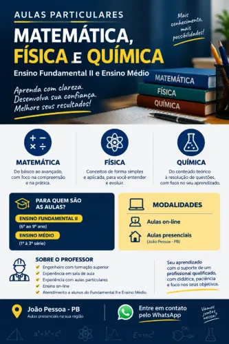 Aulas Particulares de Matemática, Física e Química