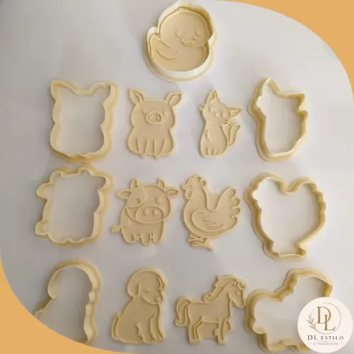 Kit Cortadores de Biscoito - Bichinhos