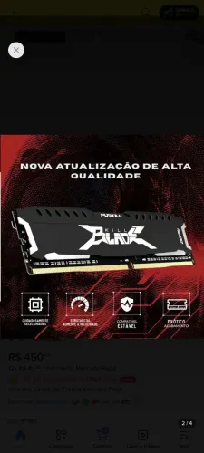 Memoria ram ddr4 8gb Puskill 3200mhz D4S22M3200B-8G