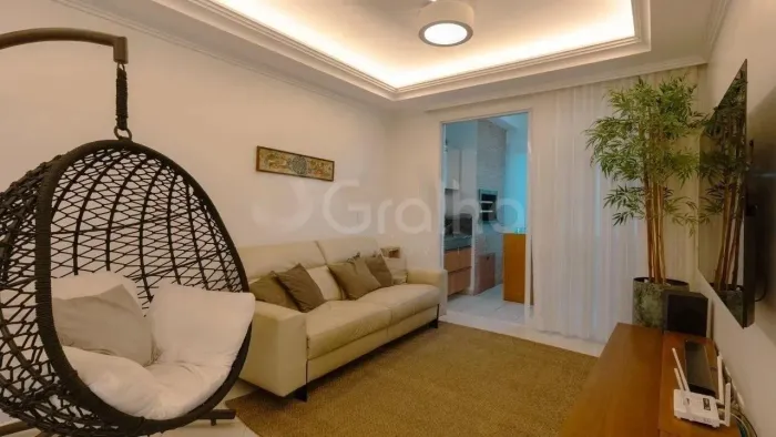 Apartamento garden mobiliado com 4 quartos, 2 suítes e 3 vagas na Trindade, Florianópolis