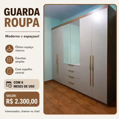 Vendo guarda roupa planejado no preço