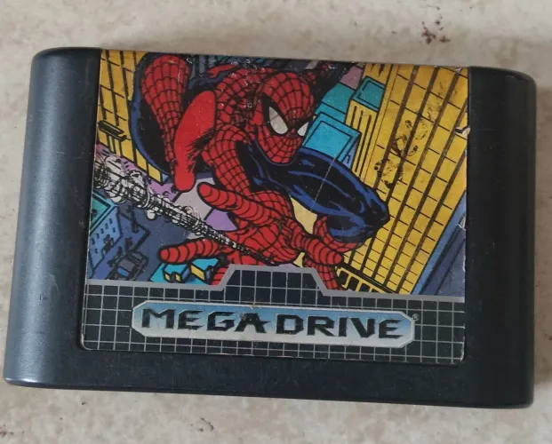 Cartucho Spider-Man Mega Drive Original - Testado e Funcionando