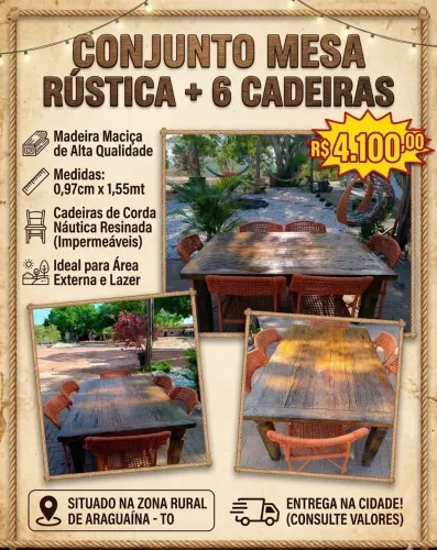 Mesa com cadeiras
