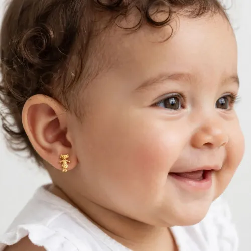 Brinco Infantil Bonequinho