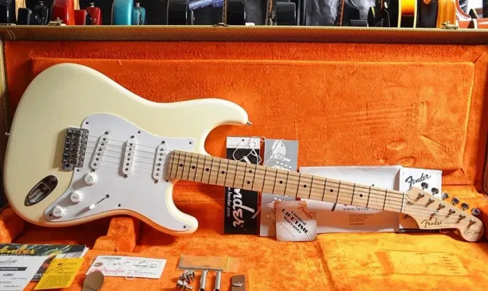 Fender Stratocaster Eric Clapton Signature USA 2011 Olympic White + Tweed Case