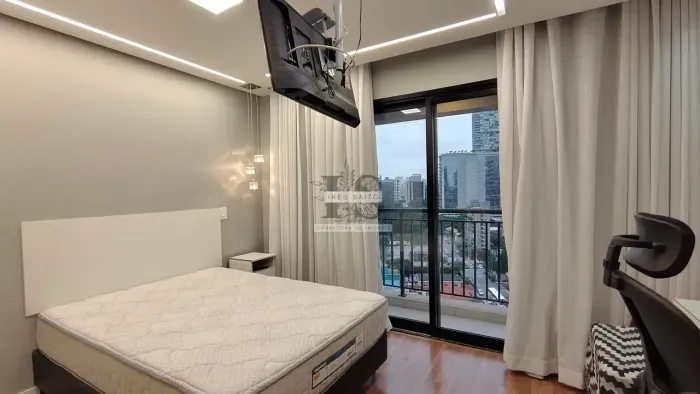 Studio mobiliado no NexOne Butantã | 26m² | Andar alto | 1 vaga