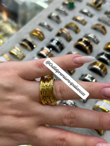 bvlgari anel Aliança bzero1 de luxo