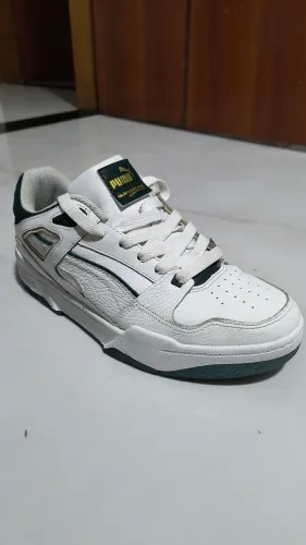 Tênis Puma Slipstream Branco e Verde N° 40 (Usado 4 vezes)