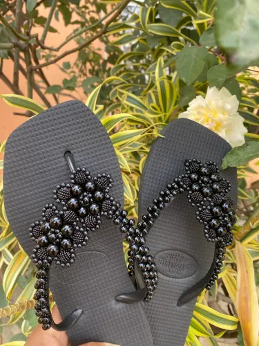 Chinelo decorado
