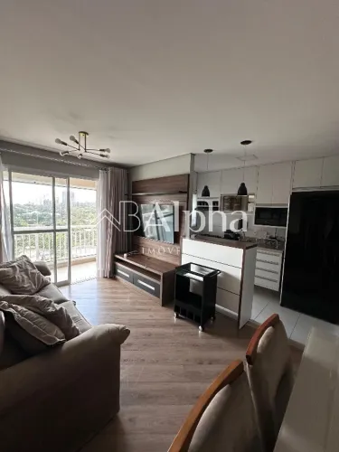 Apartamento mobiliado para locação no Condomínio Hit Alphaville - SP