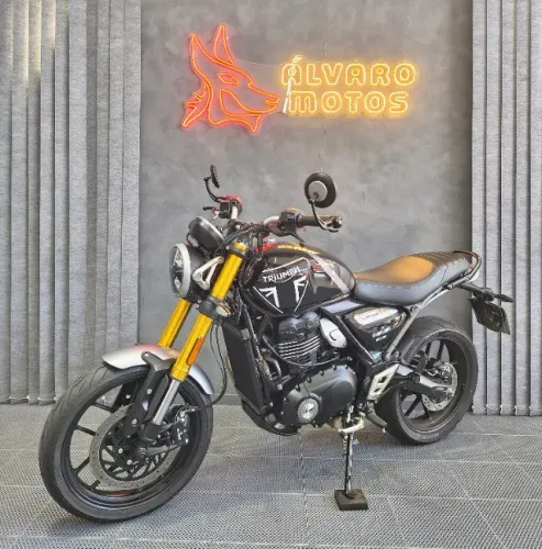 Truiph Speed 400 2025 único dono impecável igual zero garantia Alvaro Motos