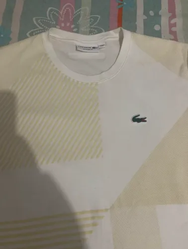 Camisa Lacoste Regular Bege