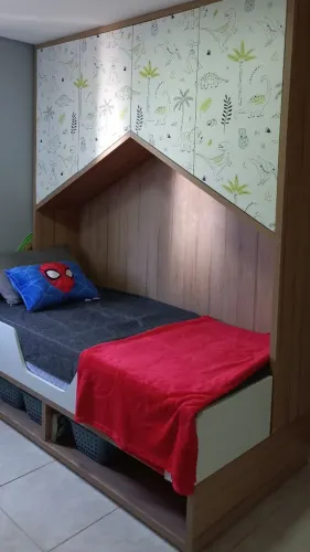 Cama casinha infantil 100% mdf
