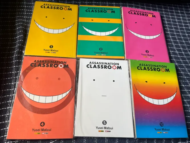 Manga assassination classroom volumes 1 ao 5 + volume 10