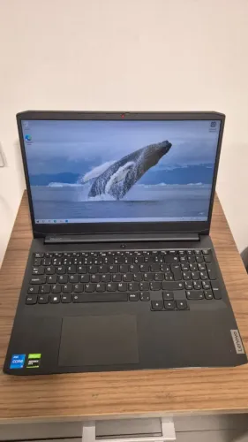 Notebook Gamer Lenovo Gaming 3i Intel Core i5-11300H GeForce GTX1650 8GB RAM SSD 512GB