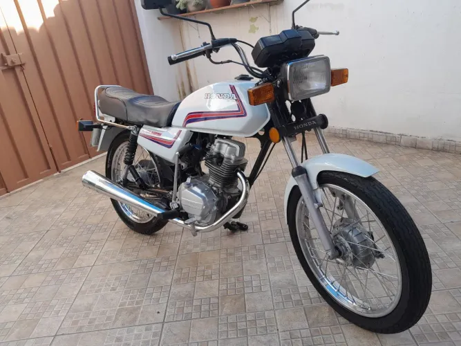 Cg 125 placa preta