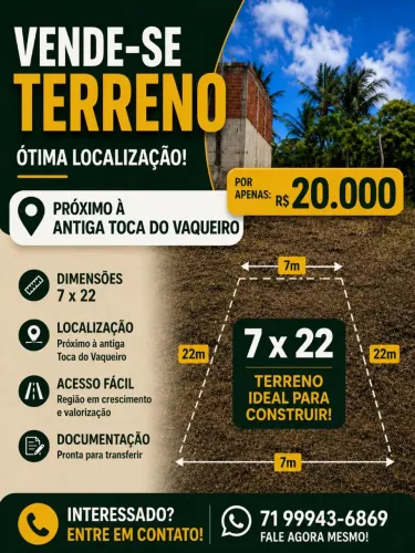 Terreno a venda 