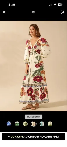 Vestido florido