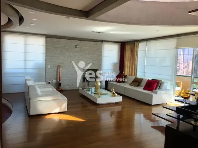 Cobertura Duplex Mobiliada com Varanda Gourmet para locação com 414m² de área útil - Bairr