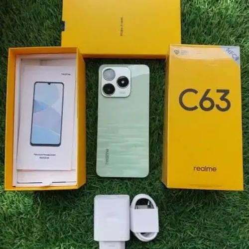 Novo com nota fiscal Realme C63 256gb 8gb Ram Dual Sim 50mp Verde