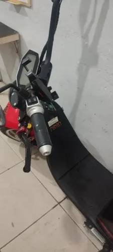 Scooter elétrica com problema na bateria