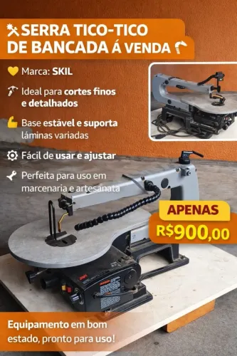 Serra Tico Tico de Bancada