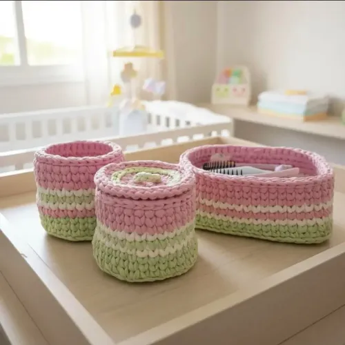 Cestos Decorativos Quarto Bebê
