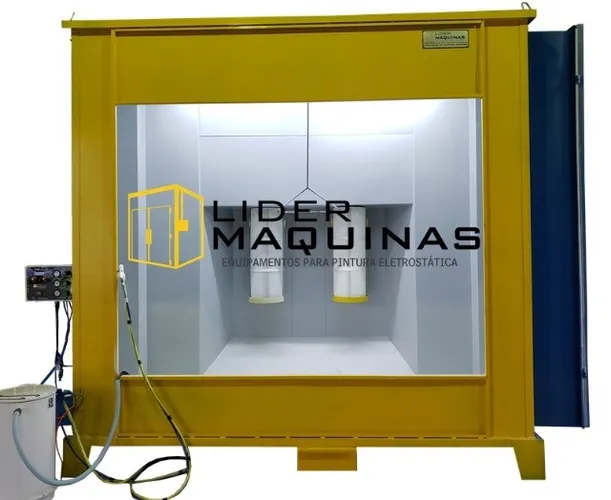 Cabine para Pintura Eletrostática Líder Maquinas