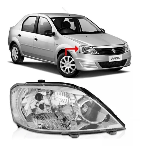 Farol de Renault Logan 2011