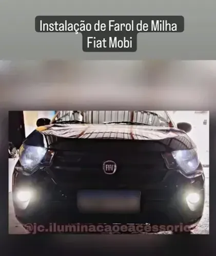Kit farol de milha completo mobi