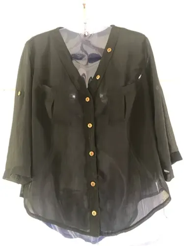 Blusa com transparencia (PP/P)