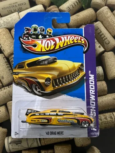 Hot Wheels Drag Merc - Amarelo 2010 