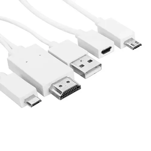 Cabo Mhl Micro Usb Para HDMI Celular Tablet Tv - Lelong em São Luís ma 