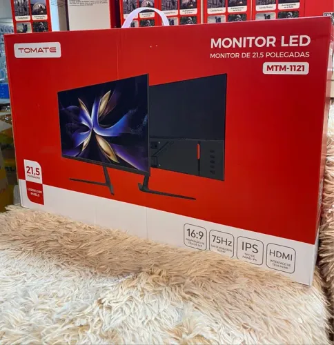 Monitor Gamer Tela Fina LED 21,5" 75hz Painel Ips Full Hd