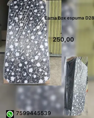 Cama Box acoplada, espuma D28 a partir de 