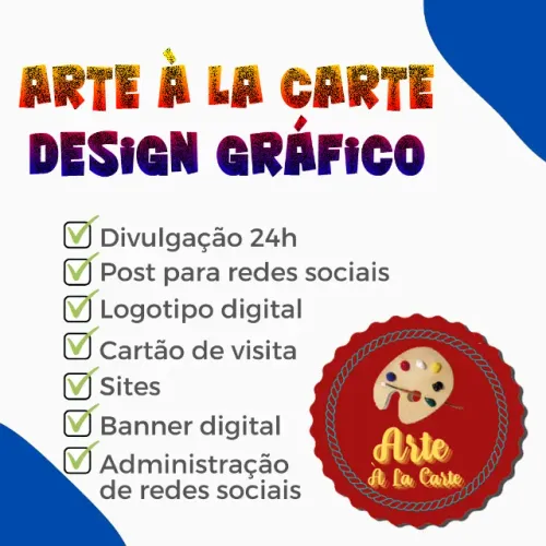Design Gráfico - Panfleto, cartão de visita, banner, calendário, flyer, folder, logo, Site