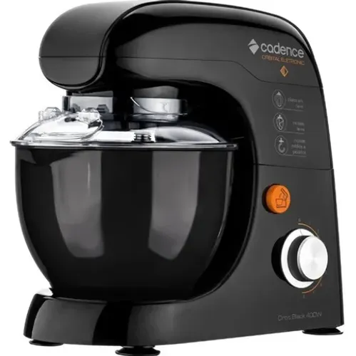 Batedeira Planetária Cadence Contrast BAT508 400W, 3,0Litros, 8 Velocidades - 110V (NOVO)