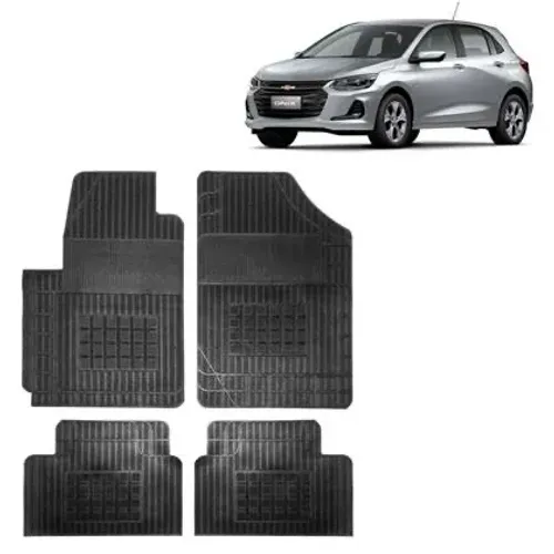Tapete borracha Onix hatch e plus