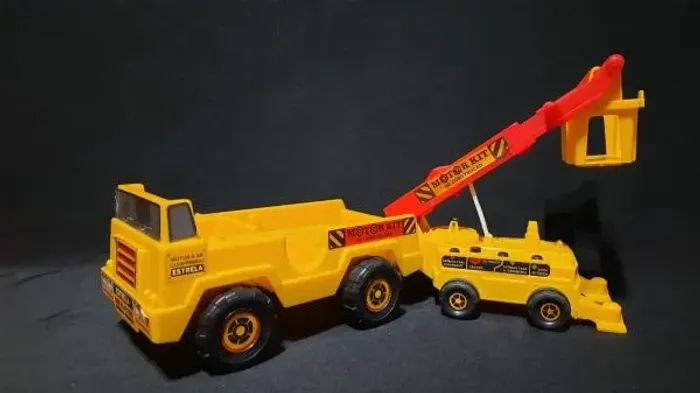 Miniatura Motor Kit Guindaste De Construção Estrela