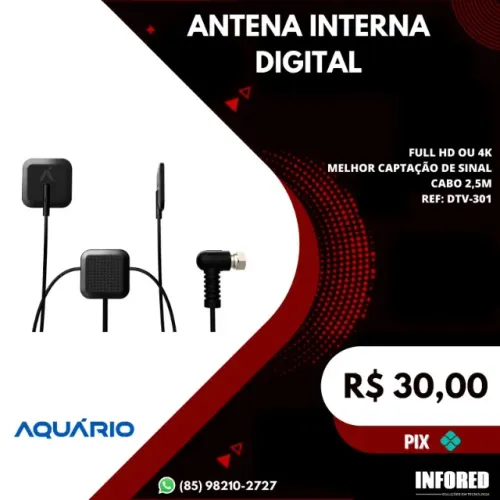 Antena interna digital DTV-301