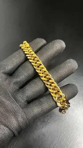 Pulseira Grumete banhada a ouro ..