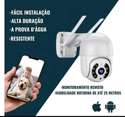 Câmera de Segurança com Monitoramento Remoto e Visão Noturna