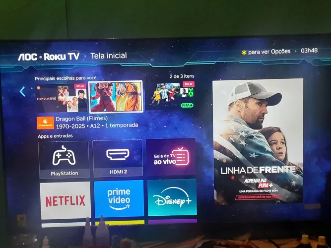 Vendo tv smart OAC 50 polegadas ou troca por notebook/mas volta