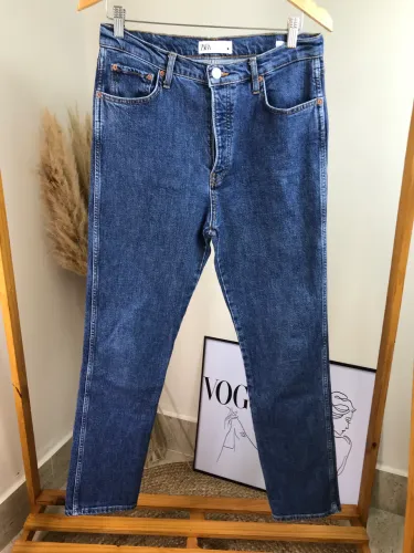 Calça jeans slim Zara 38