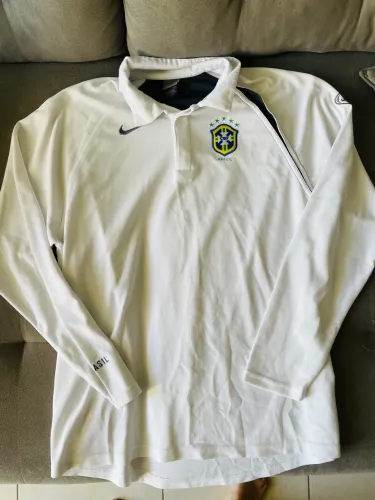 Camisa Polo Manga longa - Seleção Brasileira - total 90