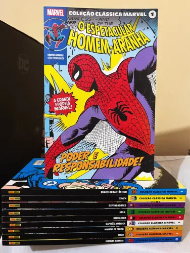 Coleção clássica Marvel 1 ao 10 em ótimo estado