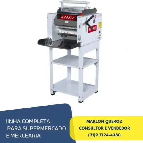 Cilindro de Massas para Padaria GPaniz 39CM Novo