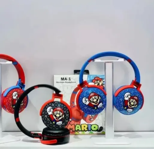 Fone De Ouvido Super Mario MA-1 Sem Fio Bluetooth