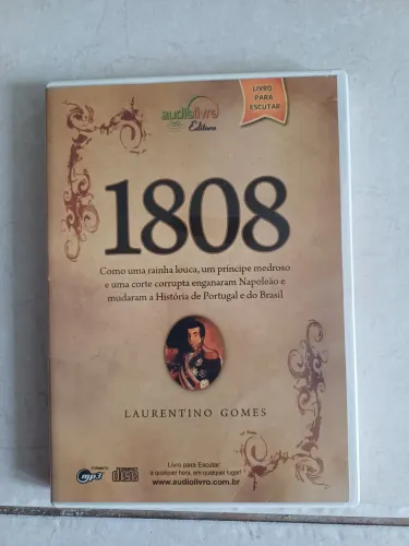 DVD 1808 - Laurentino Gomes - Audiolivro