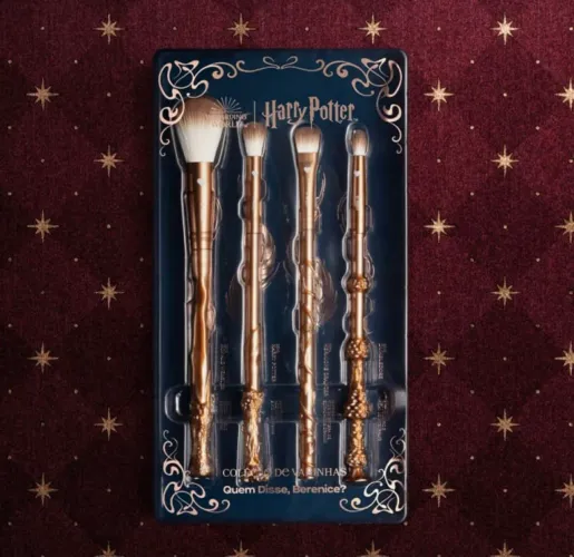 Kit de Pincéis para Maquiagem Harry Potter 